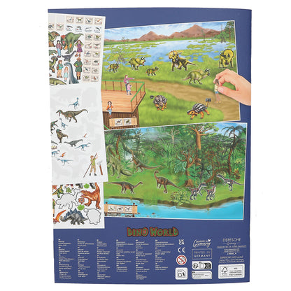 Dino World Zoo Sticker Book