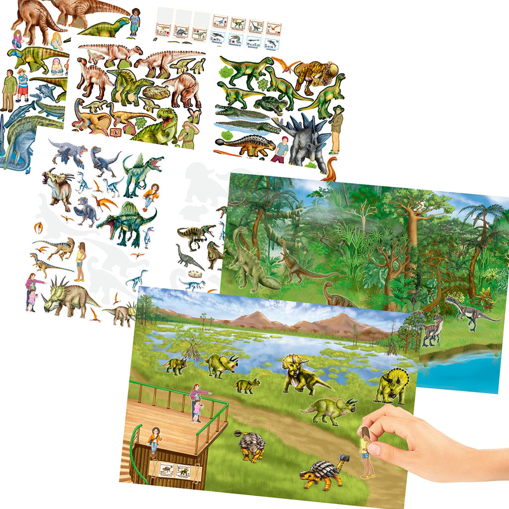 Dino World Zoo Sticker Book