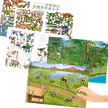 Dino World Zoo Sticker Book