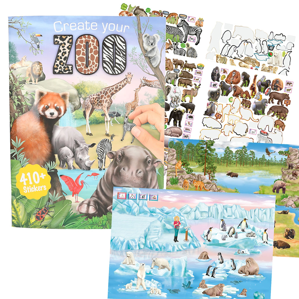 Create Your Zoo: Activity Book with Stickers