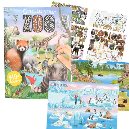Create Your Zoo: Activity Book with Stickers