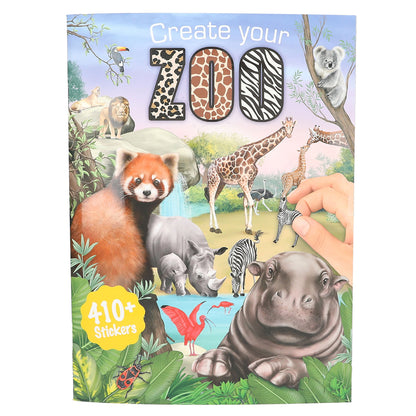 Create your Zoo, Aktivitetsbog m klistermærker