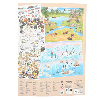 Create Your Own Zoo: Activity Book with Stickers