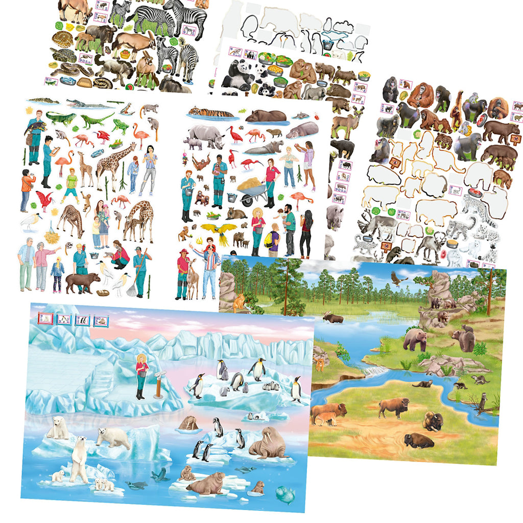 Create Your Zoo: Activity Book with Stickers