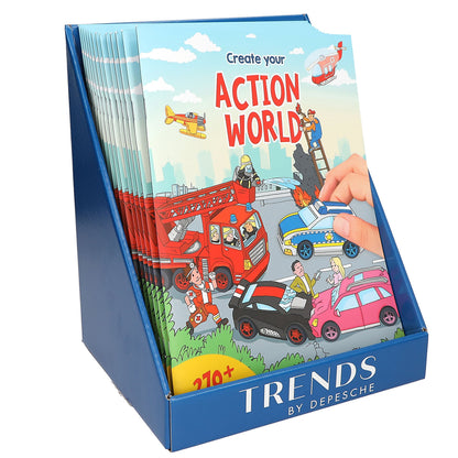 Create Your Own Action World, Sticker Book