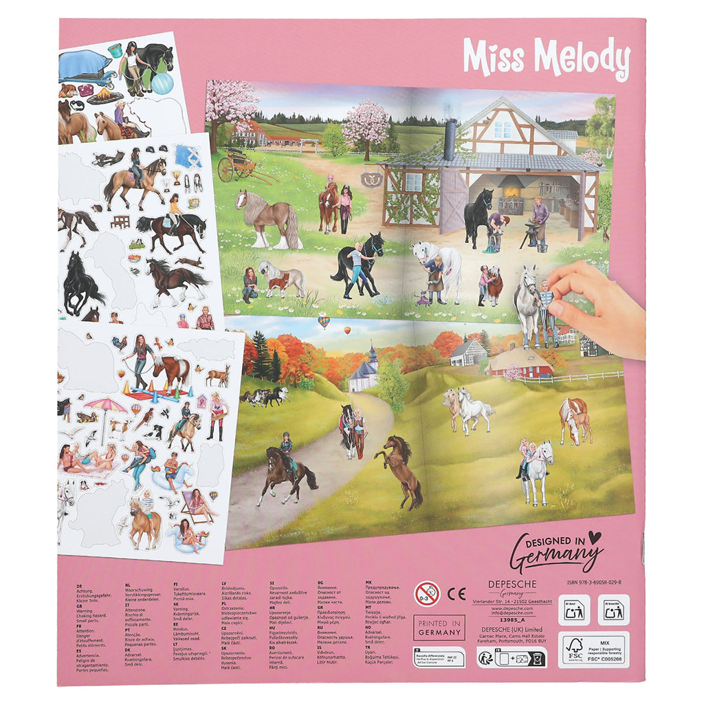 Miss Melody Sticker Book