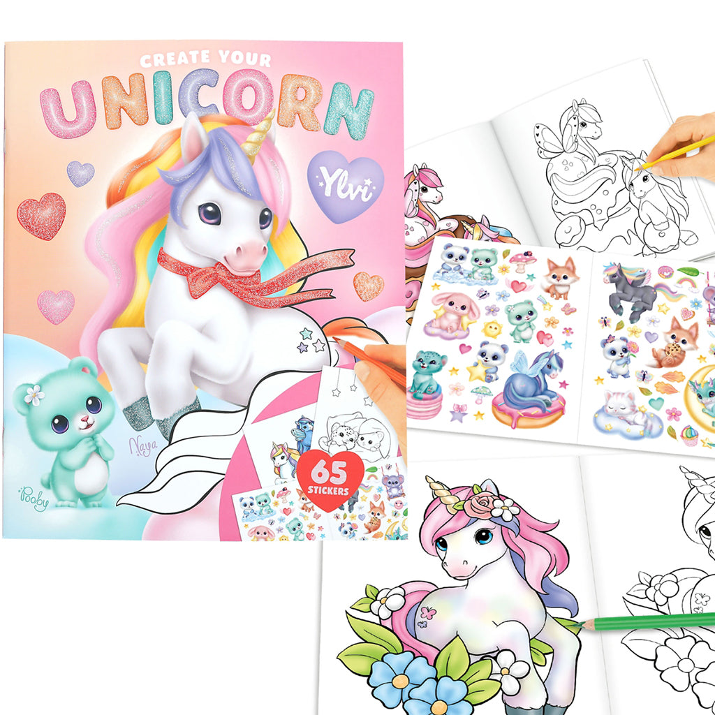 Ylvi Create Your Unicorn Coloring Book
