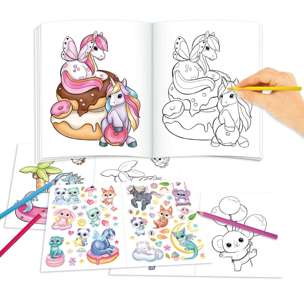 Ylvi Create Your Unicorn Coloring Book