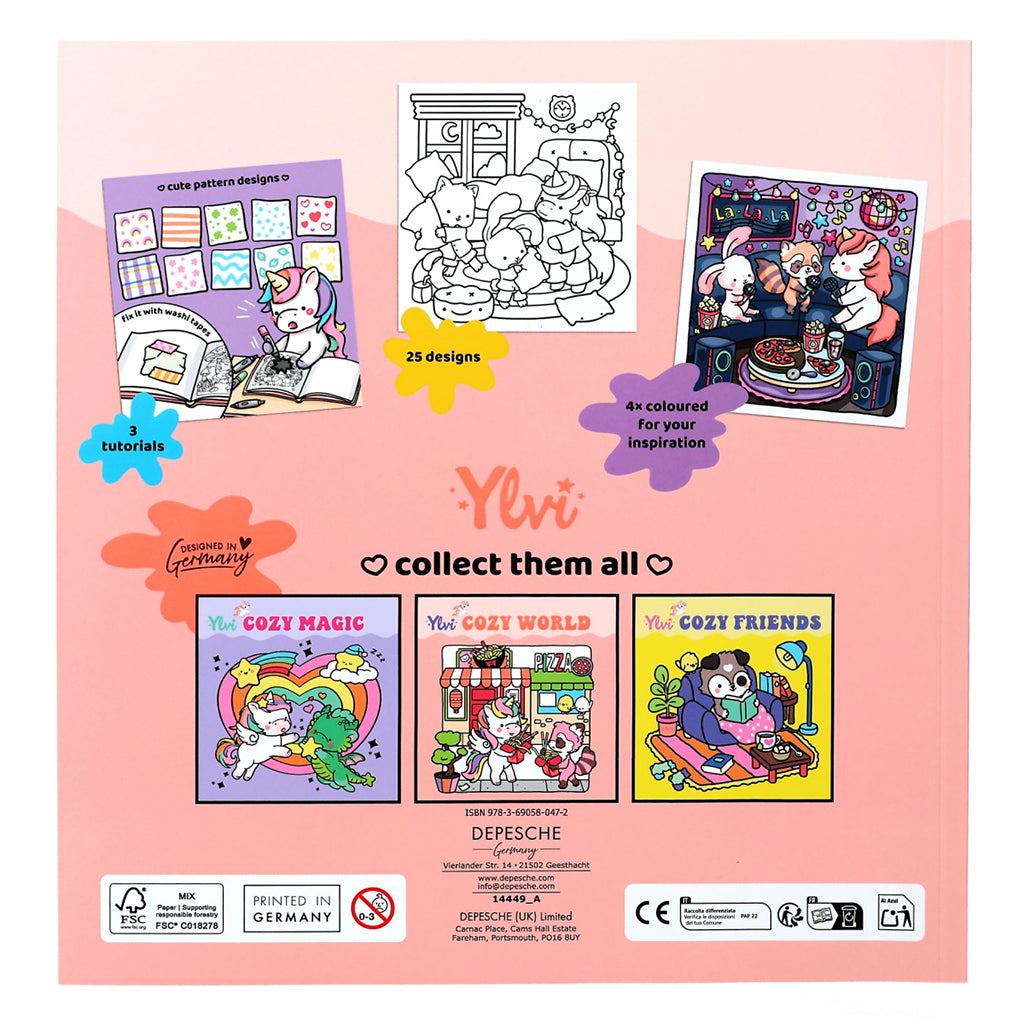 Ylvi Cozy World Coloring Book