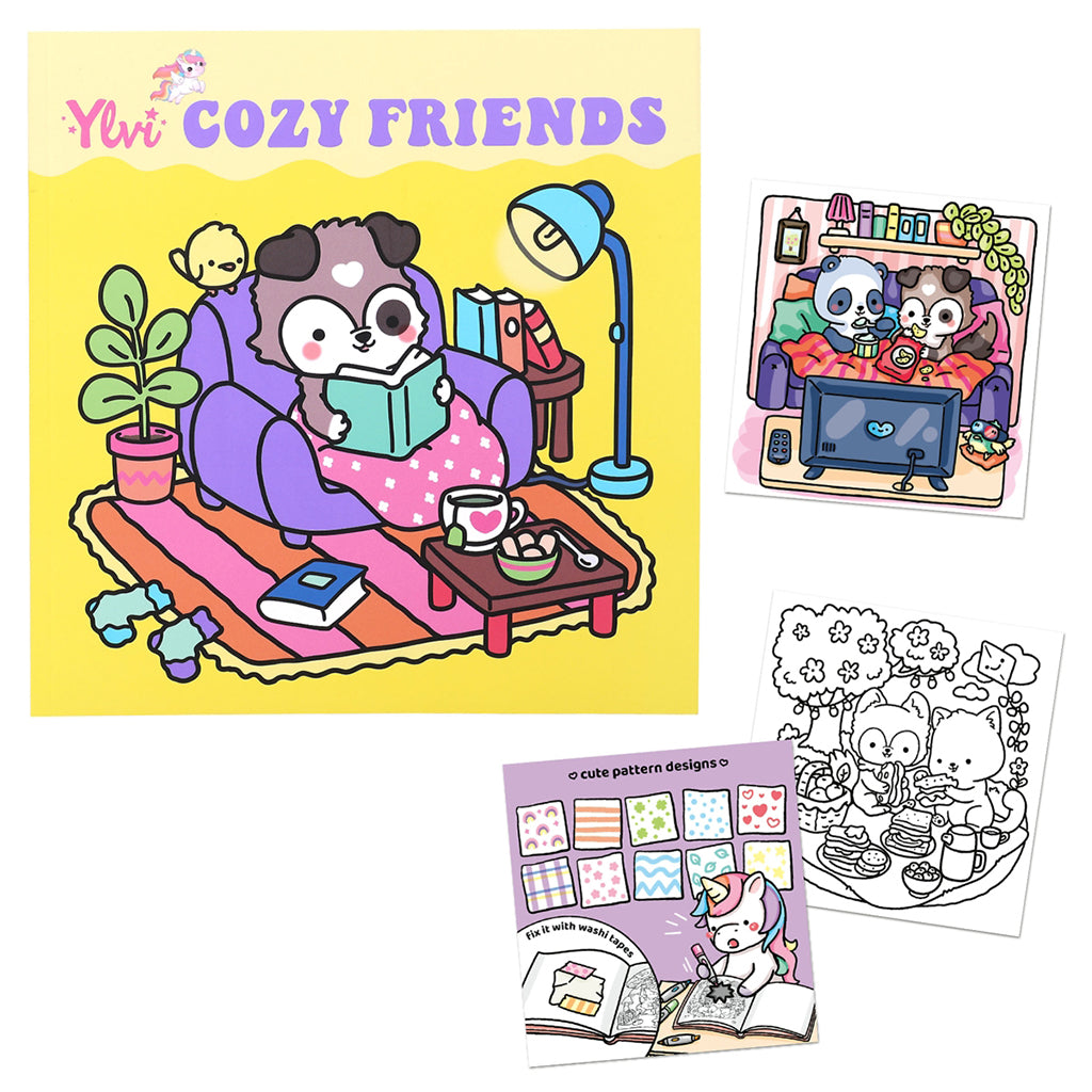 Ylvi Cozy Friends Coloring Book