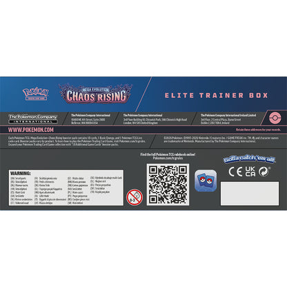 Pokémon Mega Evolution, ME04 Elite Trainer Box - Chaos Rising
