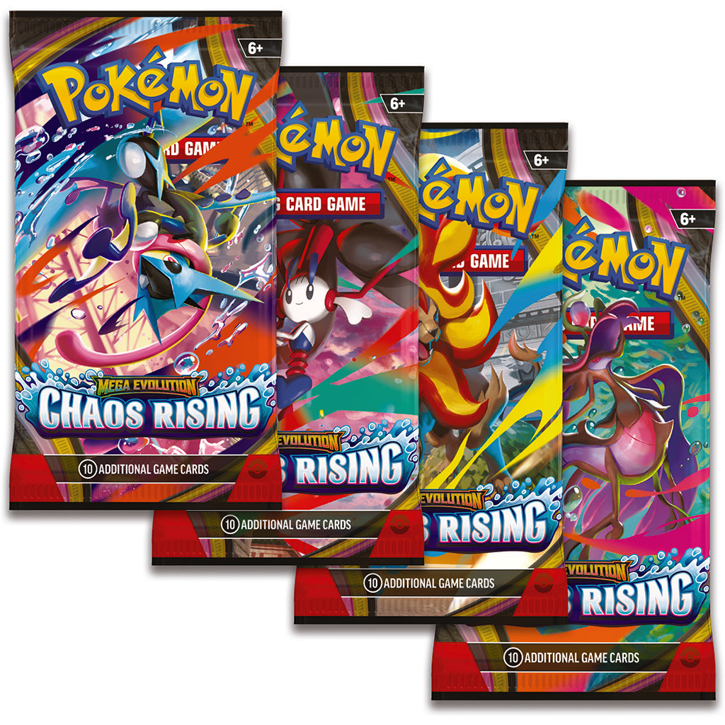 Pokémon Poke ME04 Booster, Mega Evolution - Chaos Rising - 1 pack