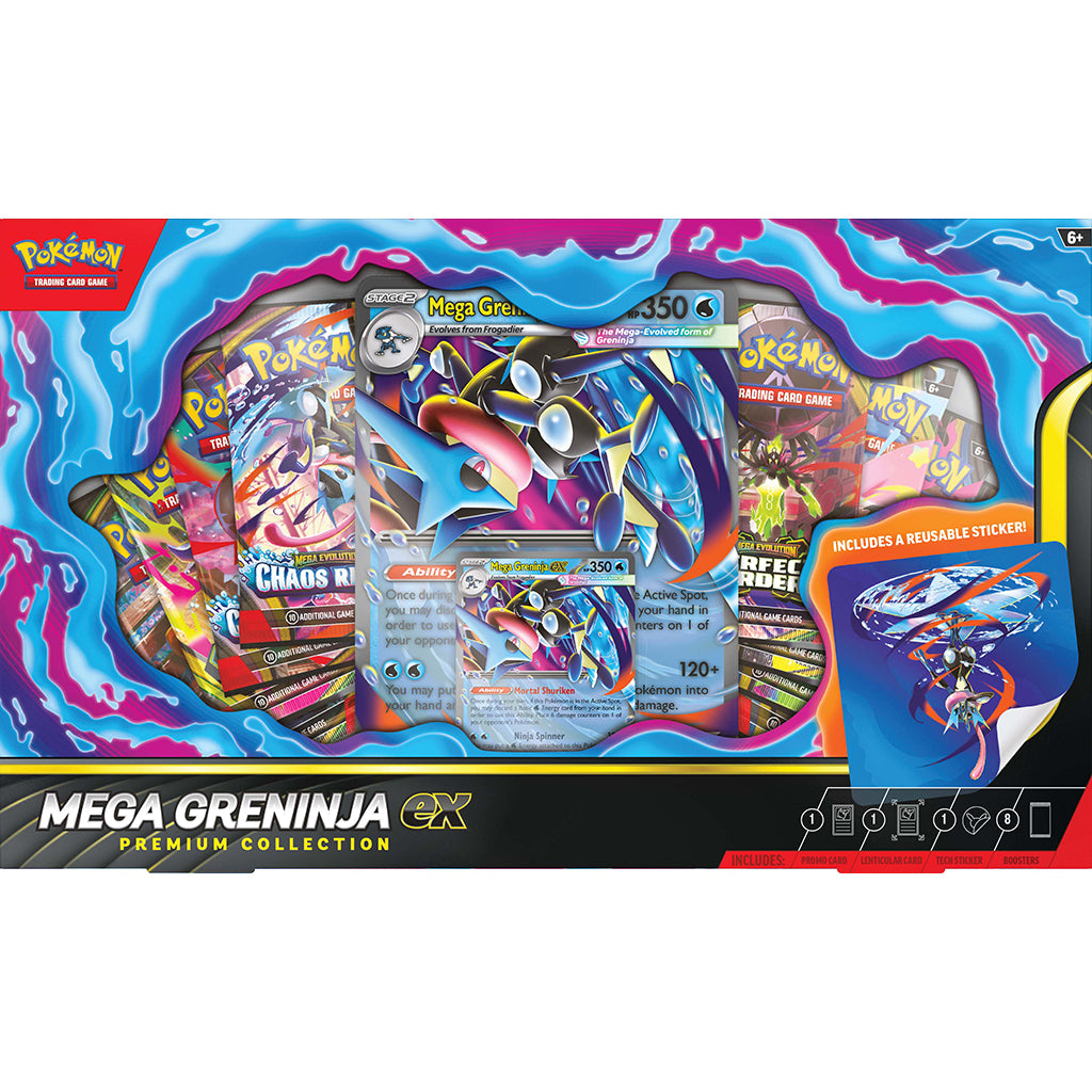 Pokémon Trading Cards, Poke Box Premium EX REL - Mega Greninja