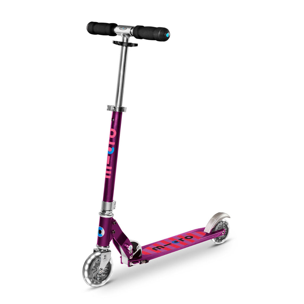 Micro Sprite LED Scooter - Purple Stripe