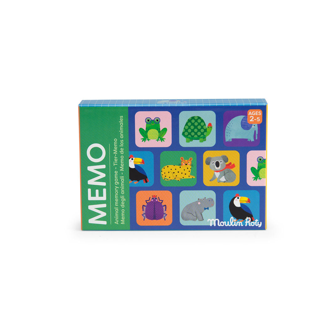 Moulin Roty - Game - Memory Game - Animals - Les Toupitis