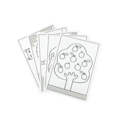 Moulin Roty - Kidywolf Drawing Templates, 24 pcs - Les Toupitis