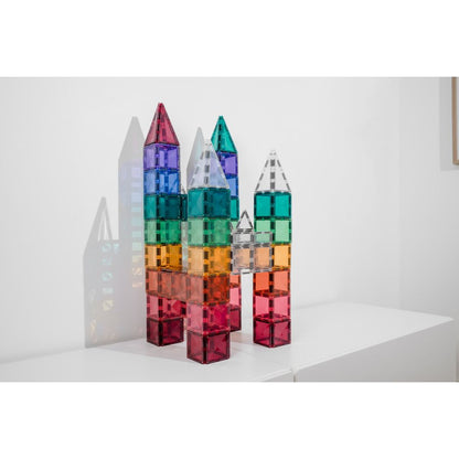 Connetix Square Pack, Magnetic Building Set with 40 Pieces - Pastel