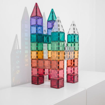 Connetix Square Pack, Magnetic Building Set with 40 Pieces - Pastel