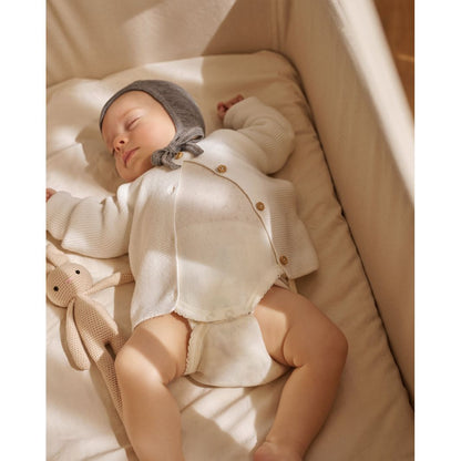 Moonboon Fitted Sheet for Cradle or Baby Hammock, Nature