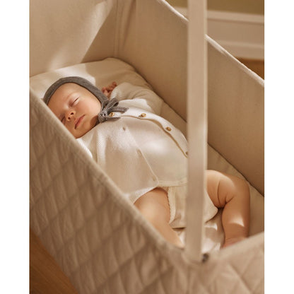 Moonboon Fitted Sheet for Cradle or Baby Hammock, Nature