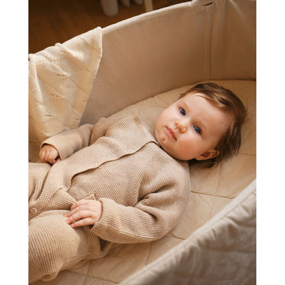 Moonboon Oval Cradle with Foam Mattress