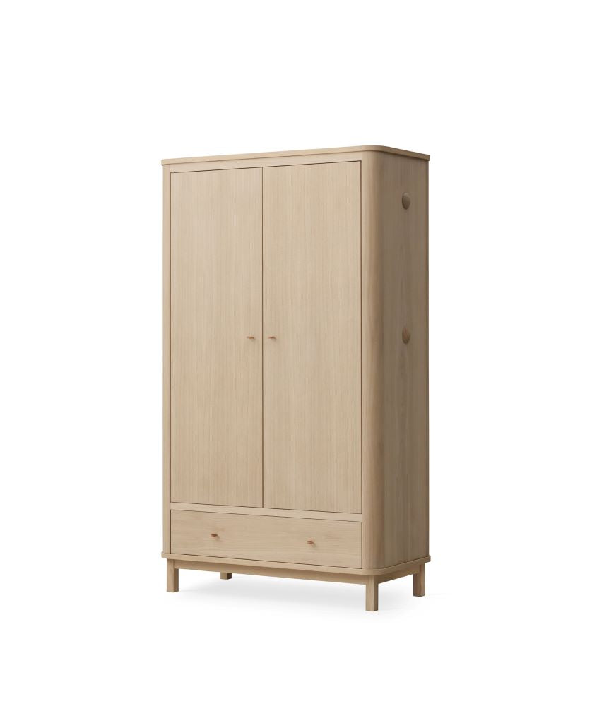 Oliver Furniture Wood Wardrobe with 2 Doors, Oak