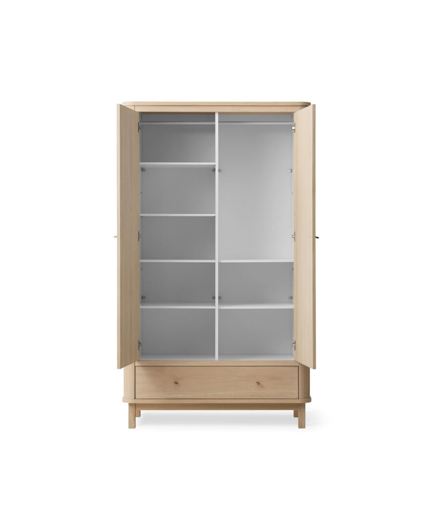 Oliver Furniture Wood Wardrobe with 2 Doors, Oak