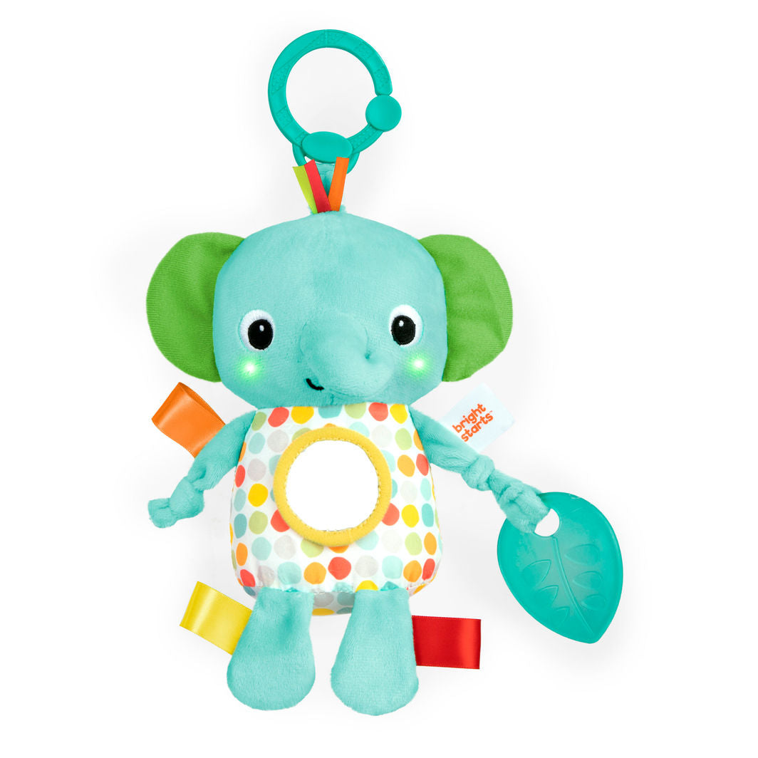 Bright Starts Activity Toy with Lights and Sounds, Glowing Friend – Elephant