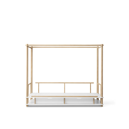 Oliver Furniture, Camp Loft Bed - White/Oak