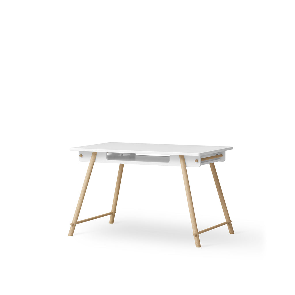Oliver Furniture, Camp Junior Desk - White / Oak