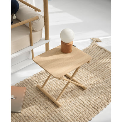 Oliver Furniture, Camp Bedside Table High - Oak