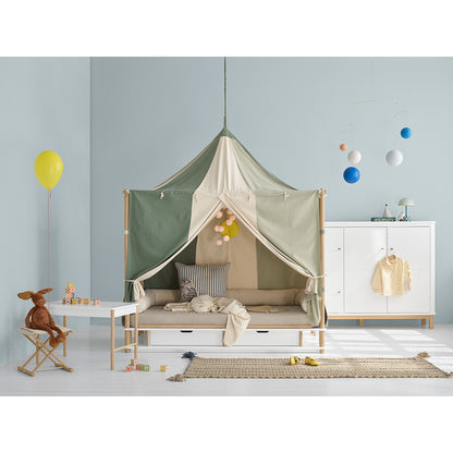 Oliver Furniture, Camp Canopy - Circus (Green/Natural)