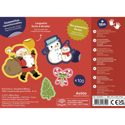 Auzou My First Stickers, Christmas - From 18 months