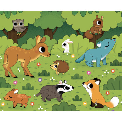 Auzou Coloring Book, Paint with Water, Baby Animals