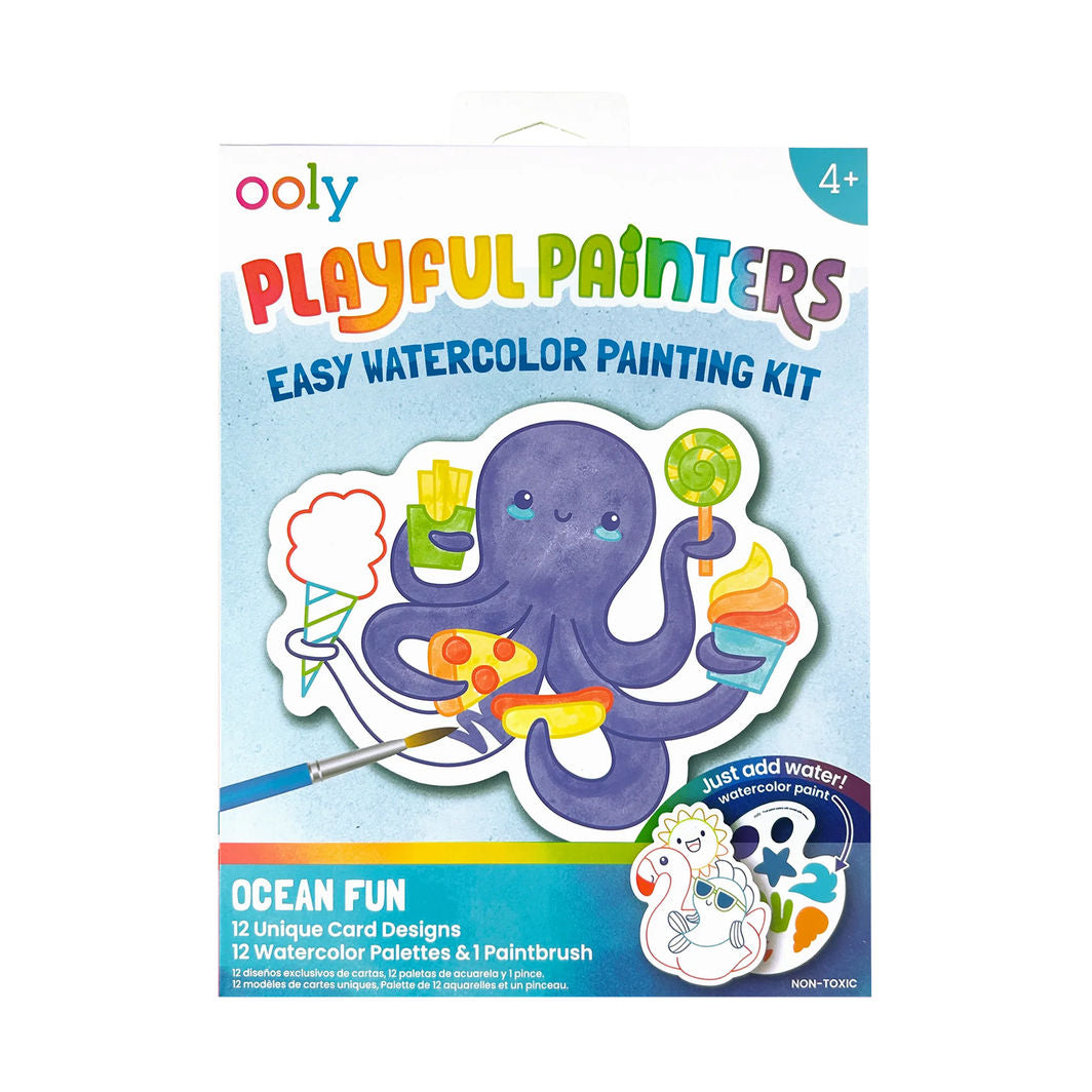 Ooly Watercolor Set, Ocean Pals – Playful Painters