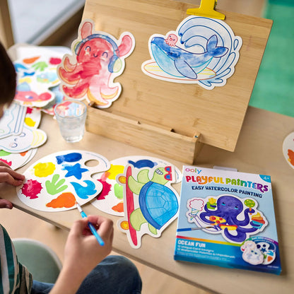 Ooly Watercolor Set, Ocean Pals – Playful Painters