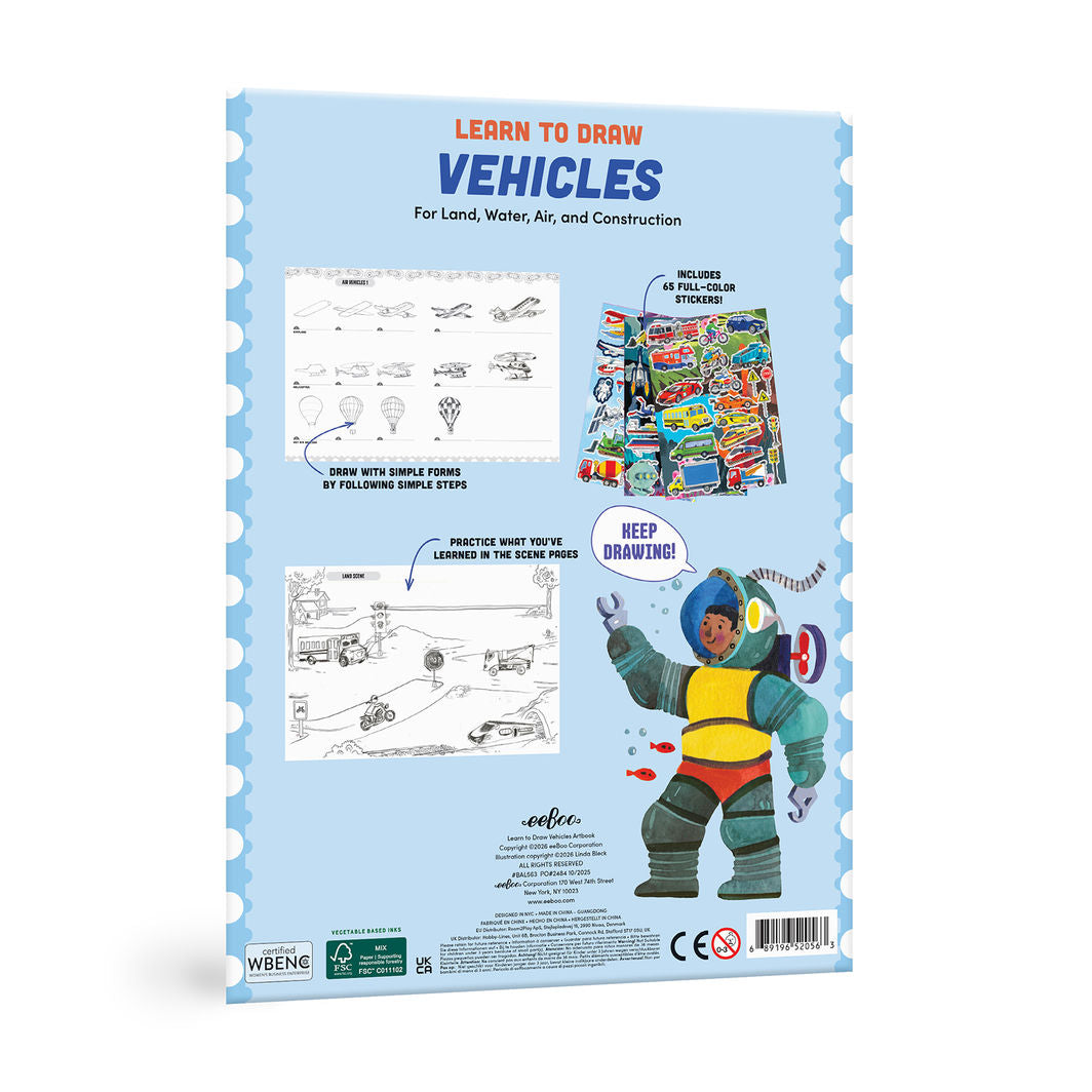 eeBoo Learn to Draw, Vehicles