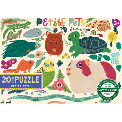 eeBoo Puzzle 20 pcs, Little Pets