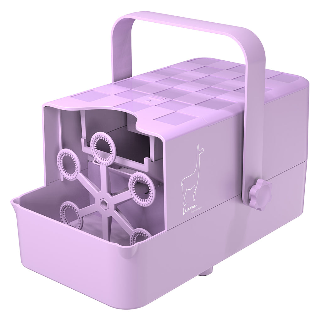 Lalarma Bubble Maker, Bubble Machine - Purple