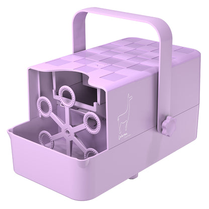 Lalarma Bubble Maker, Bubble Machine - Purple