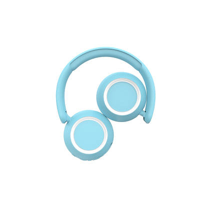 Lalarma Wireless Headphones with Lights, for Teens and Kids - Blue