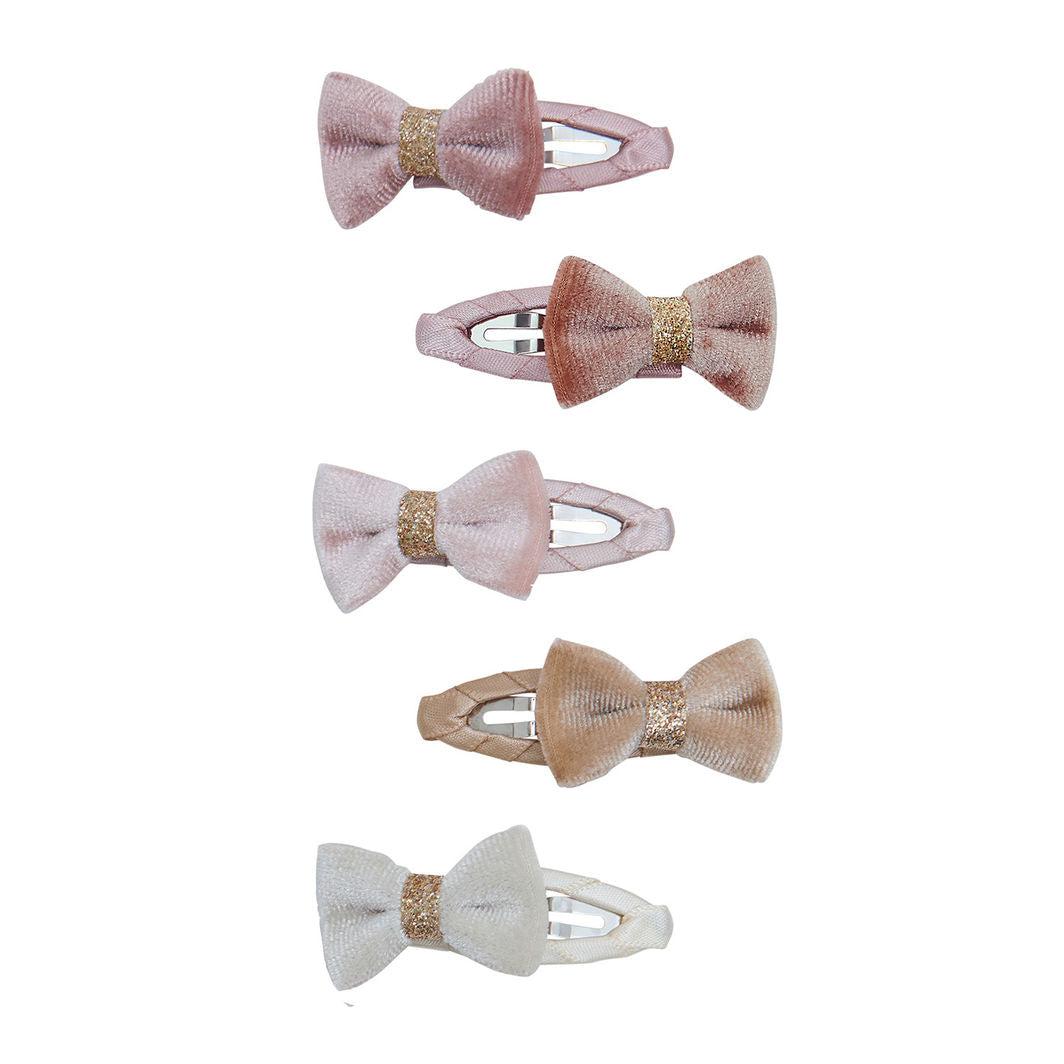 Mimi &amp; Lula 5 Hårspænder - Mini Velvet Tinkerbell