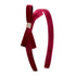Mimi & Lula Hårbøjle - Burgundy Violet Bow