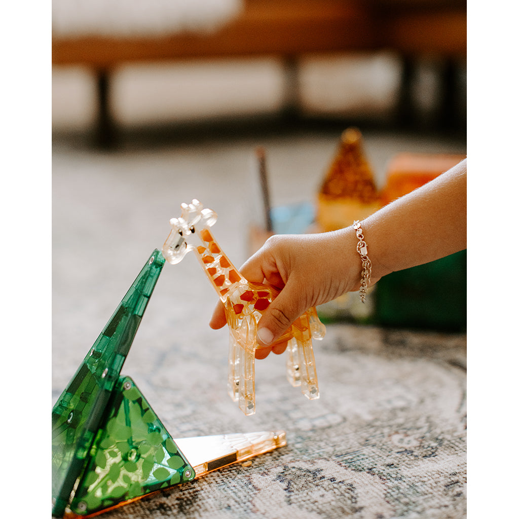 Magna-Tiles Safari Animals, Magnetic Building Set with 25 Pieces