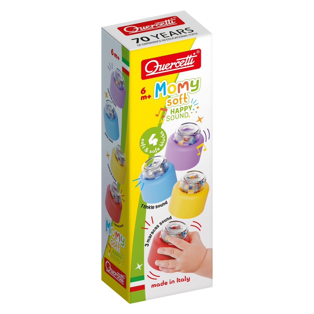 Quercetti Momy Soft - 4 Soft Blocks