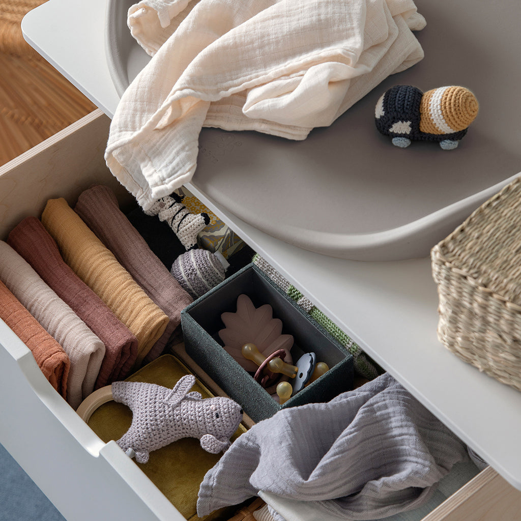 Sebra Changing Pad, Dew Grey