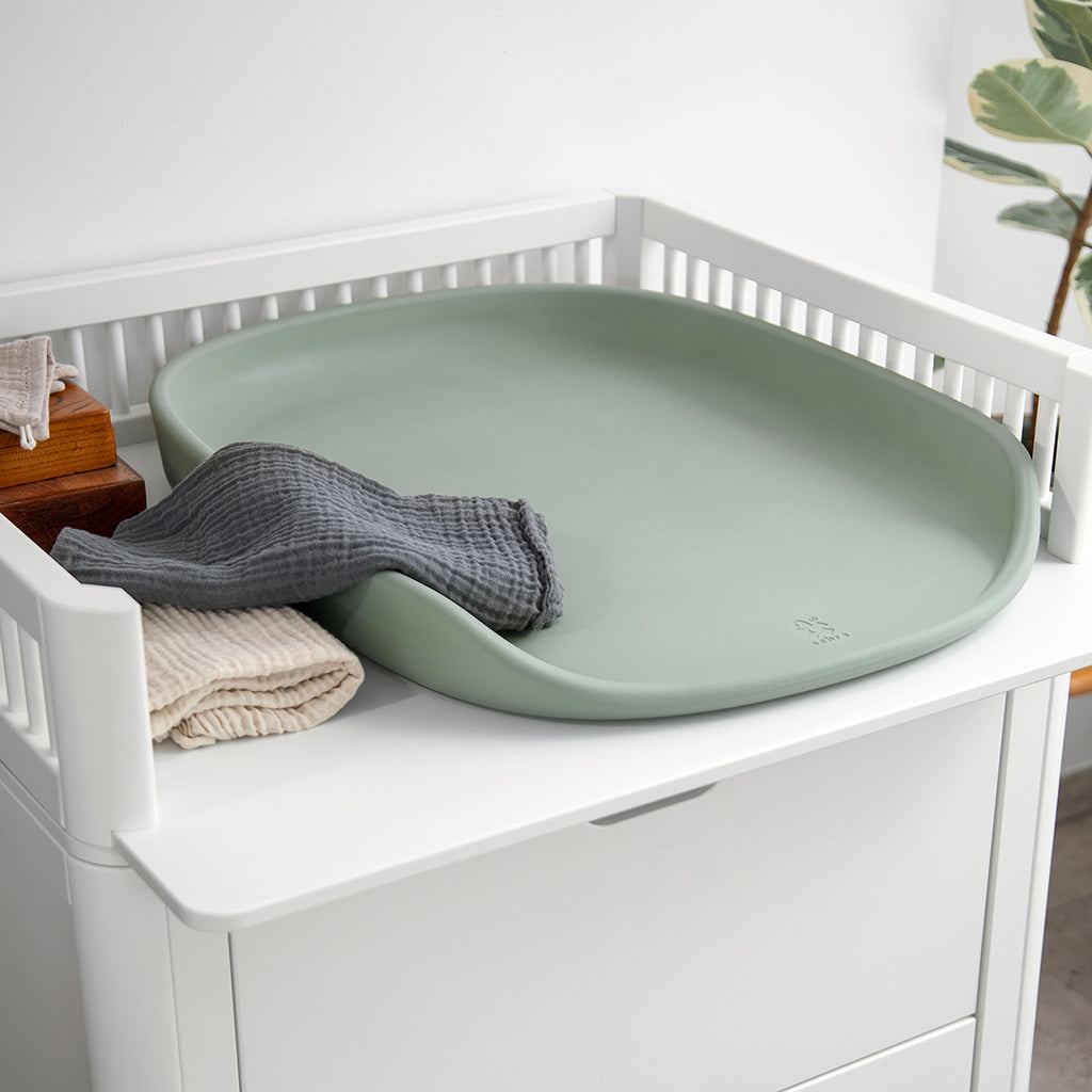 Sebra Changing Cushion, Seagrass