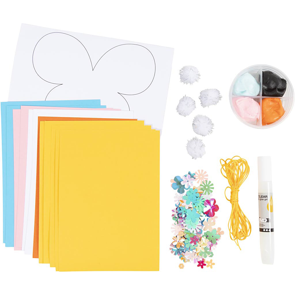 Mini DIY Kit Paper Decorations, Easter Theme