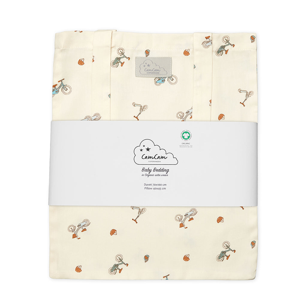 Cam Cam Baby Bedding, Organic - Bicycles