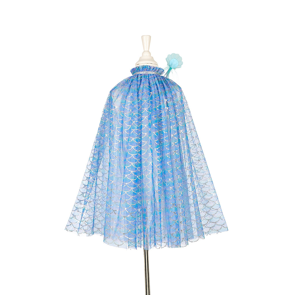 Souza Mermaid Cape Marlya with Tiara and Wand - Size 3-7 Years